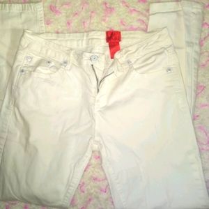Christina V 6 White Skinny Jeans